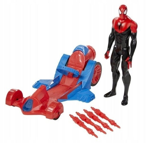 Figurine SPIDERMAN + vehicle TURBO RACER HASBRO model: A8491 LARGE MODEL Packaging status original