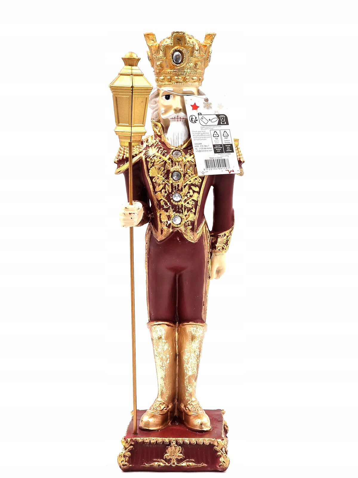 Figurine nutcracker gold glamour large 38 cm LARGE