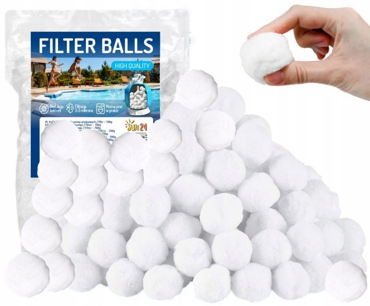 Filter Balls Pool Sand Pump Cartridges 700g Replace 25kg Sand