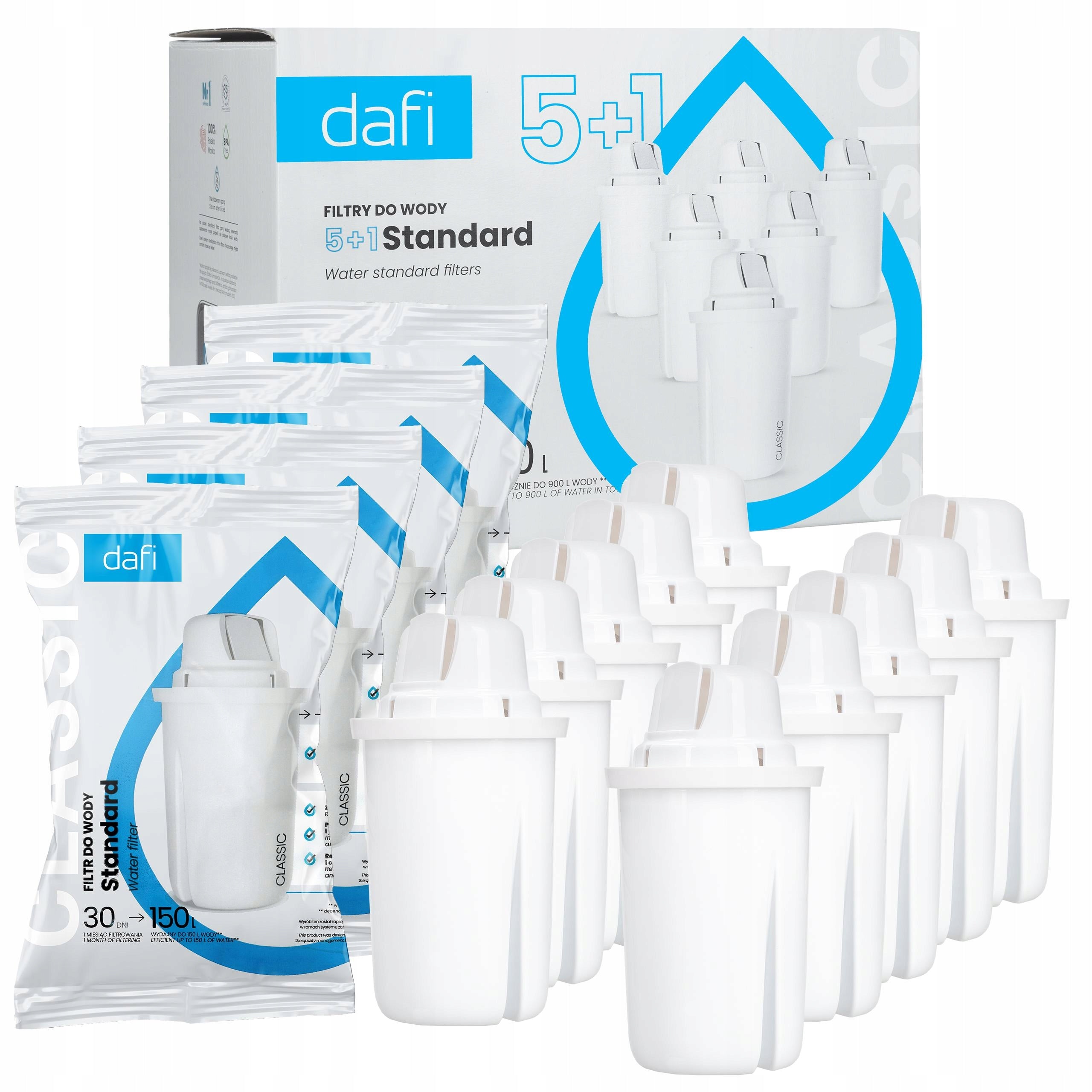 Filter Dafi Classic Cartridge for water filter jug | 10 pcs.