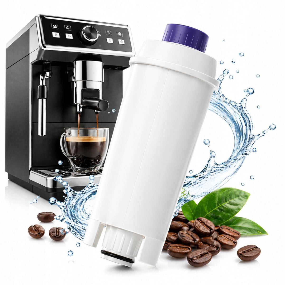 Filter For DeLonghi Magnifica Evo Next ECAM312.80.TB Pressure Brand Vilcor