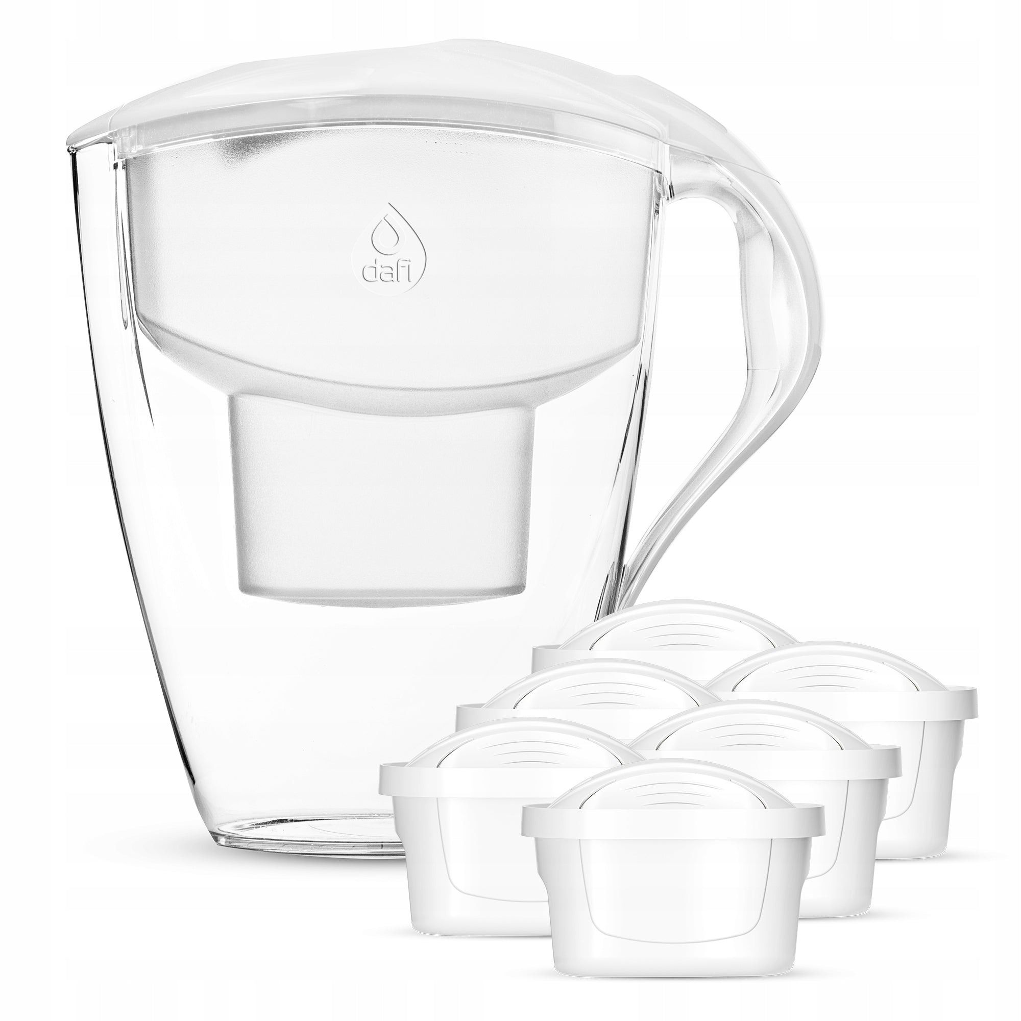 Filter Jug Dafi ASTRA LED White 3l with 6 Unimax Cartridges