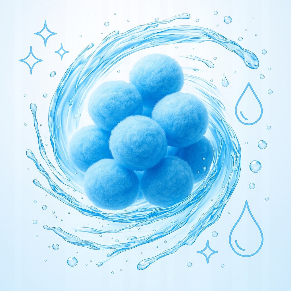 Filter balls for swimming pool filter pumps large 1KG 1000g with SILVER IONS EAN (GTIN) 5903714910946