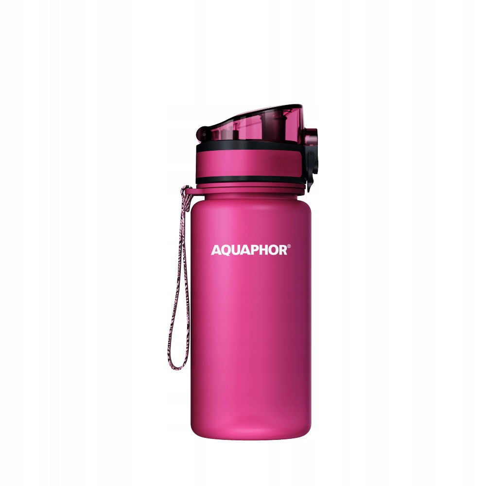 Filter bottle Aquaphor City 0,35 l, pink