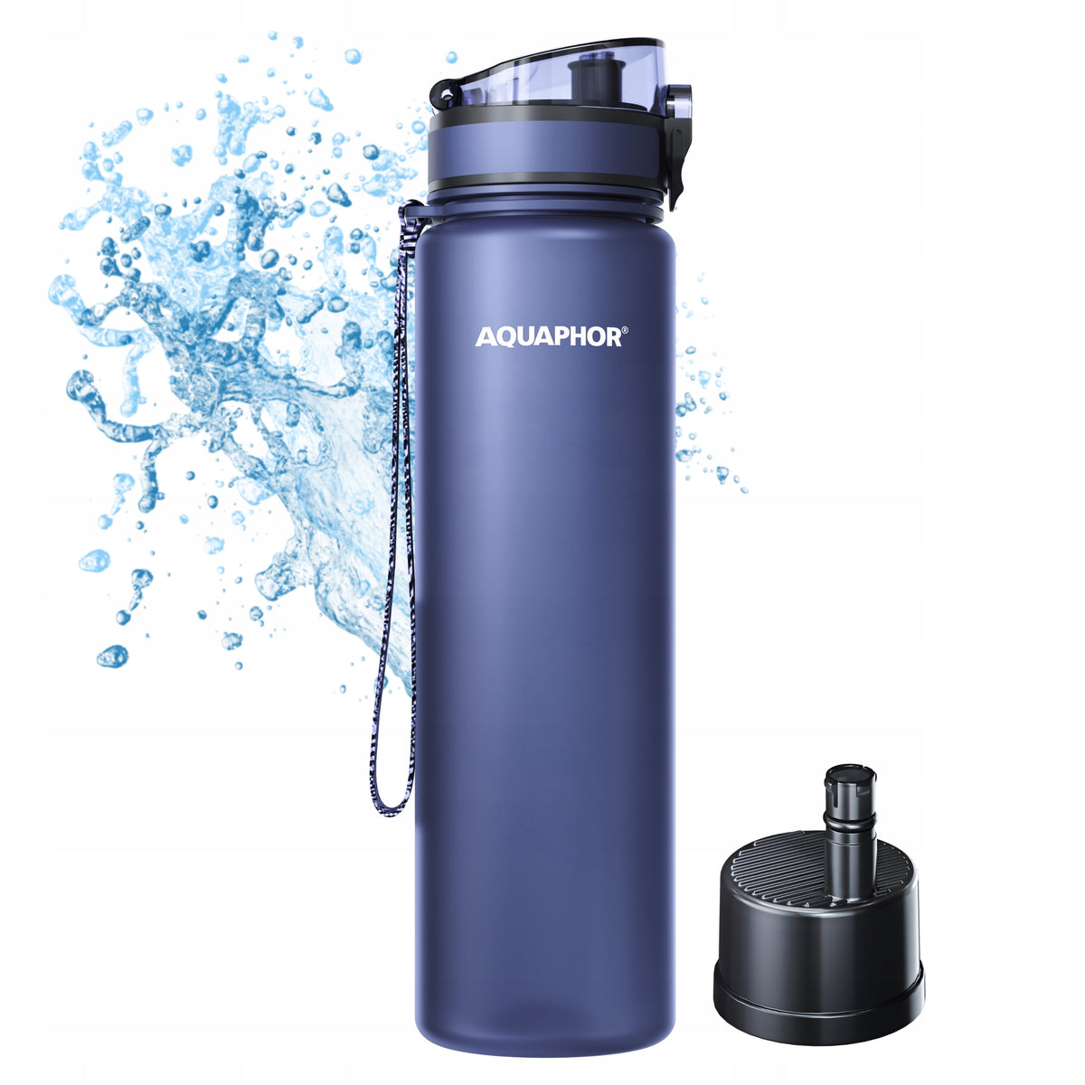 Filter bottle Aquaphor City 1L Blue Bottle + filter cartridge Manufacturer code City 1l