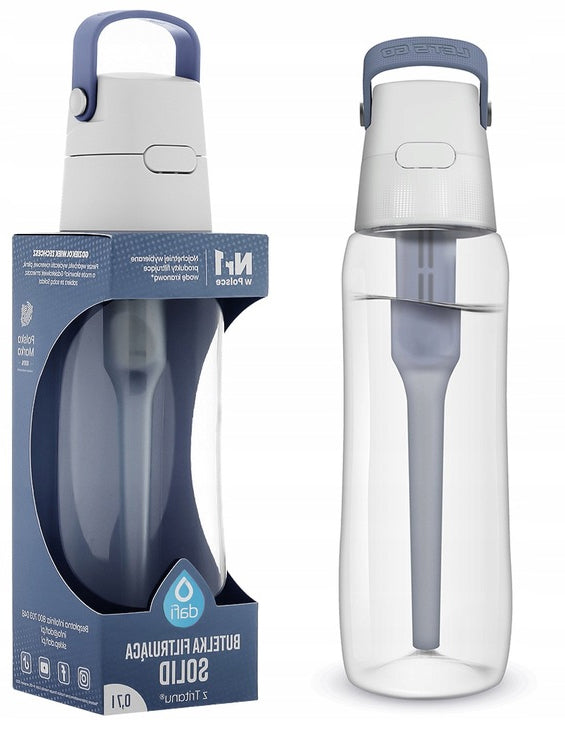 Filter bottle Dafi SOLID 0,7 L JEANS / GREY + FILTER Brand Dafi