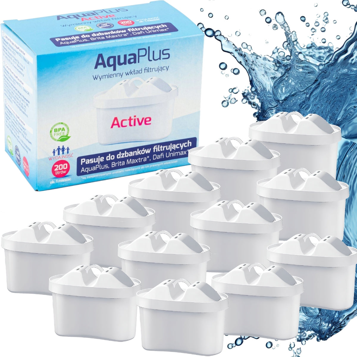 Filter cartridge for jug AQUAPHOR AquaPlus 12 pcs