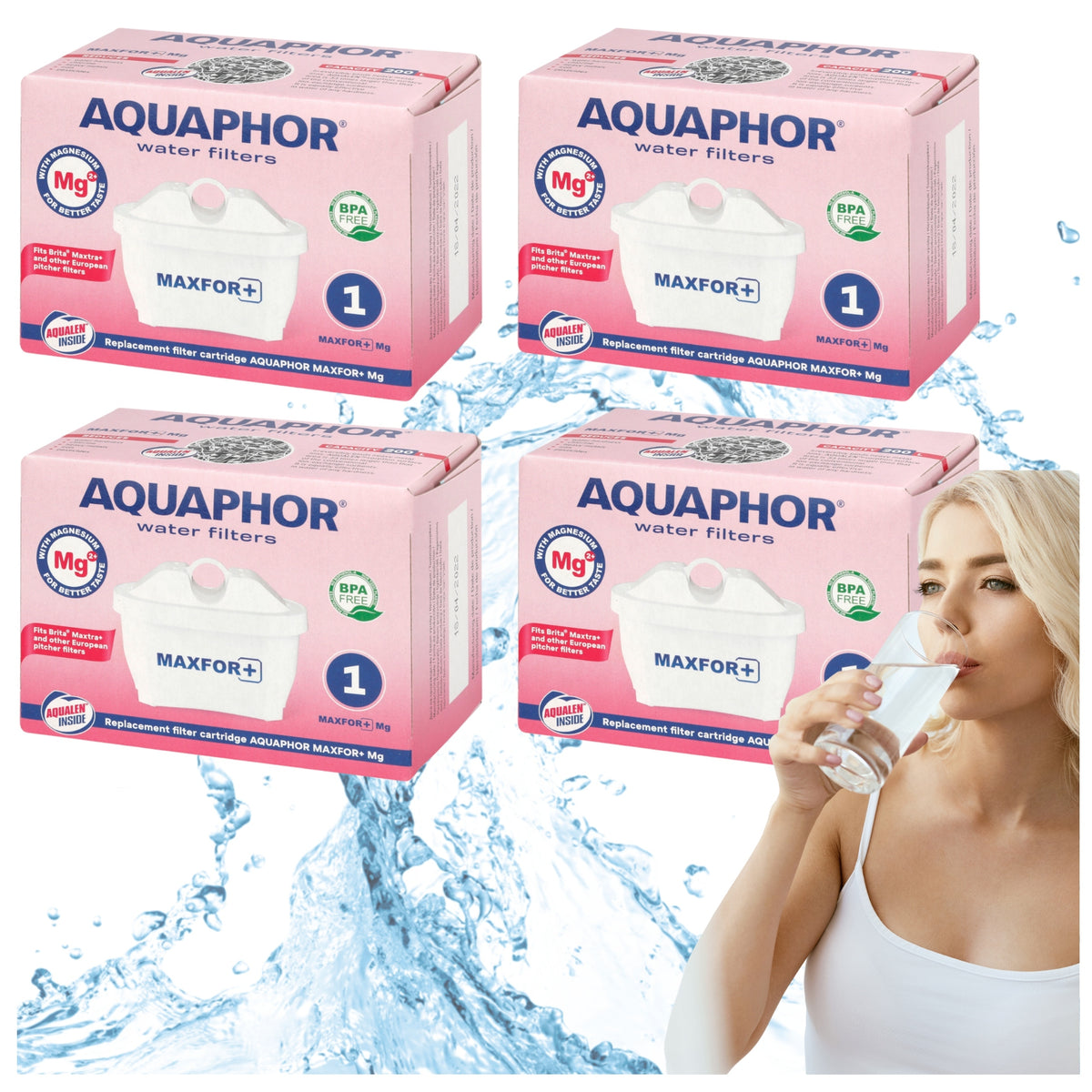Filter cartridge water filters AQUAPHOR MAXFOR+ Mg 4 magnesium filters