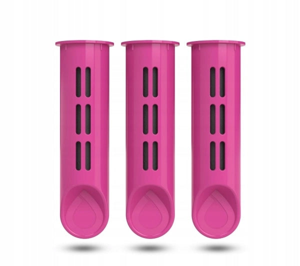 Filter cartridges for filter bottle Dafi 3 pieces Pink