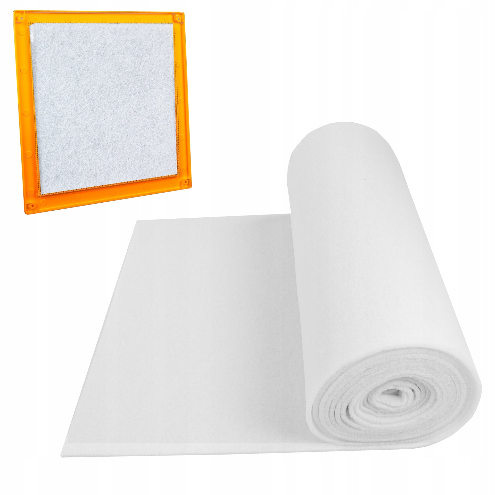 Filter fabric G4 10mm, filter recuperator fan 5m2 100x500cm