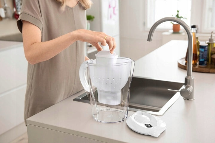 Filter jug BRITA MARELLA XL 3.5L white with 4 MAXTRA PRO cartridges Manufacturer code DZBANEK FILTRUJĄCY NA WODE POJEMNOŚĆ 3,5L