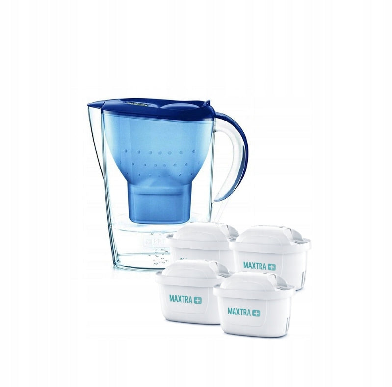 Filter jug Brita Marella 2,4 l blue + 4 filter cartridges