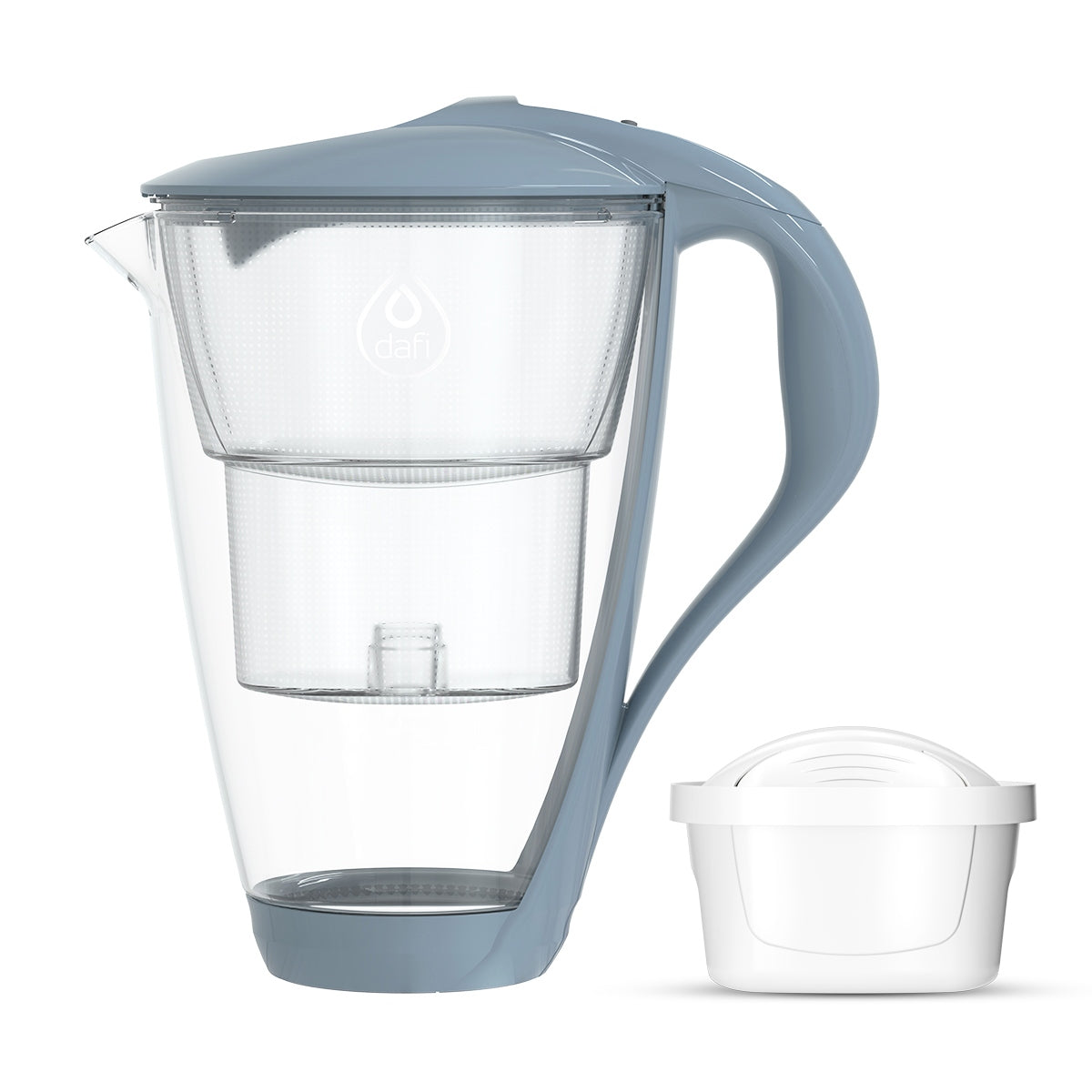 Filter jug Dafi Crystal 2l grey Manufacturer code 5904870074084
