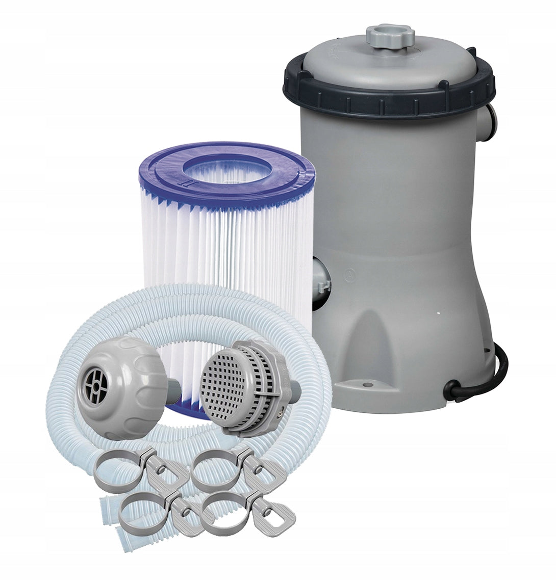 Filter pump capacity 2 006 l/h with filter and hoses Bestway 58383