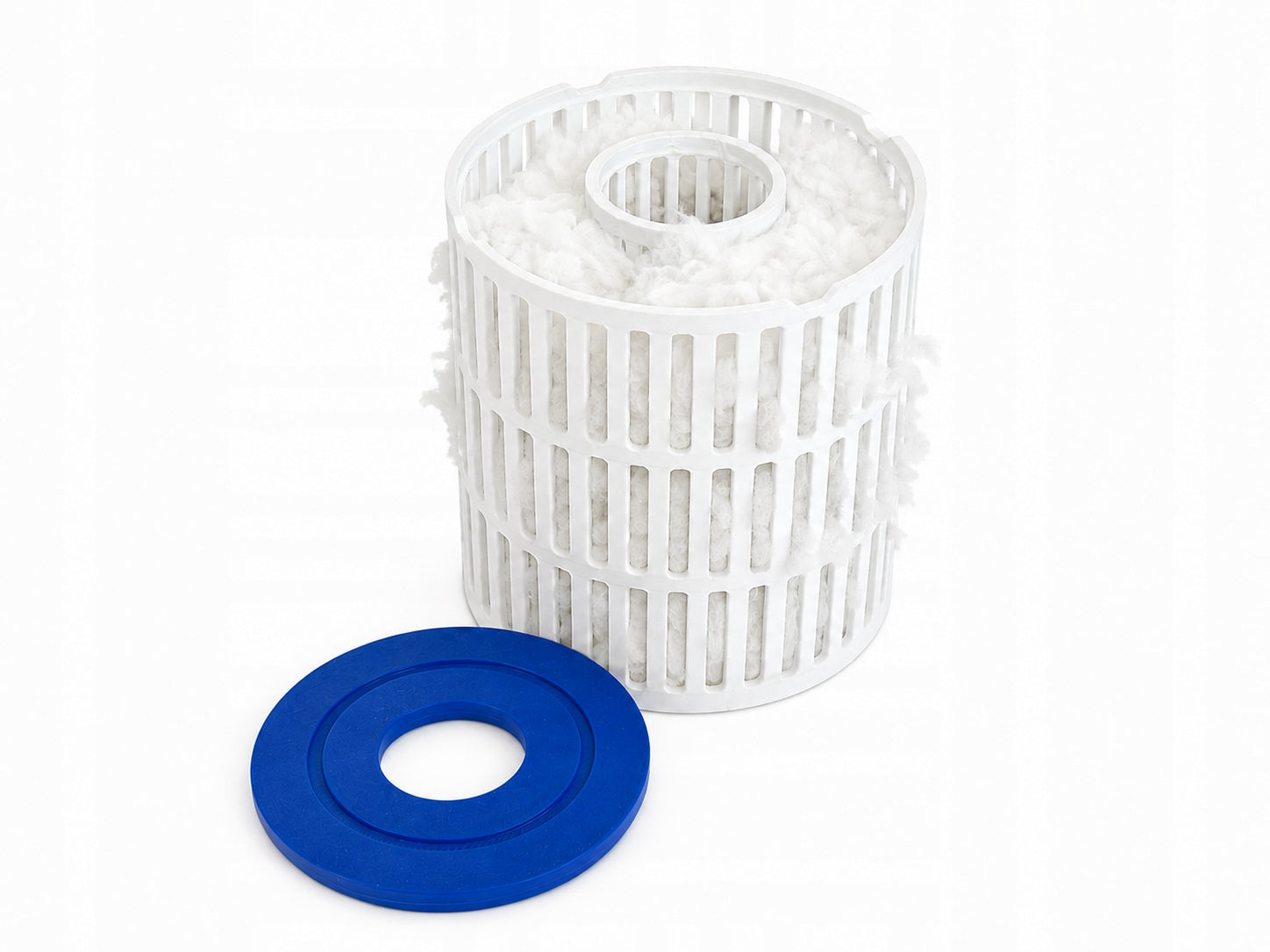 Filter set for pool pump Type I – filter + filter balls Manufacturer code Zestaw Filtracyjny Typ I + Kulki białe