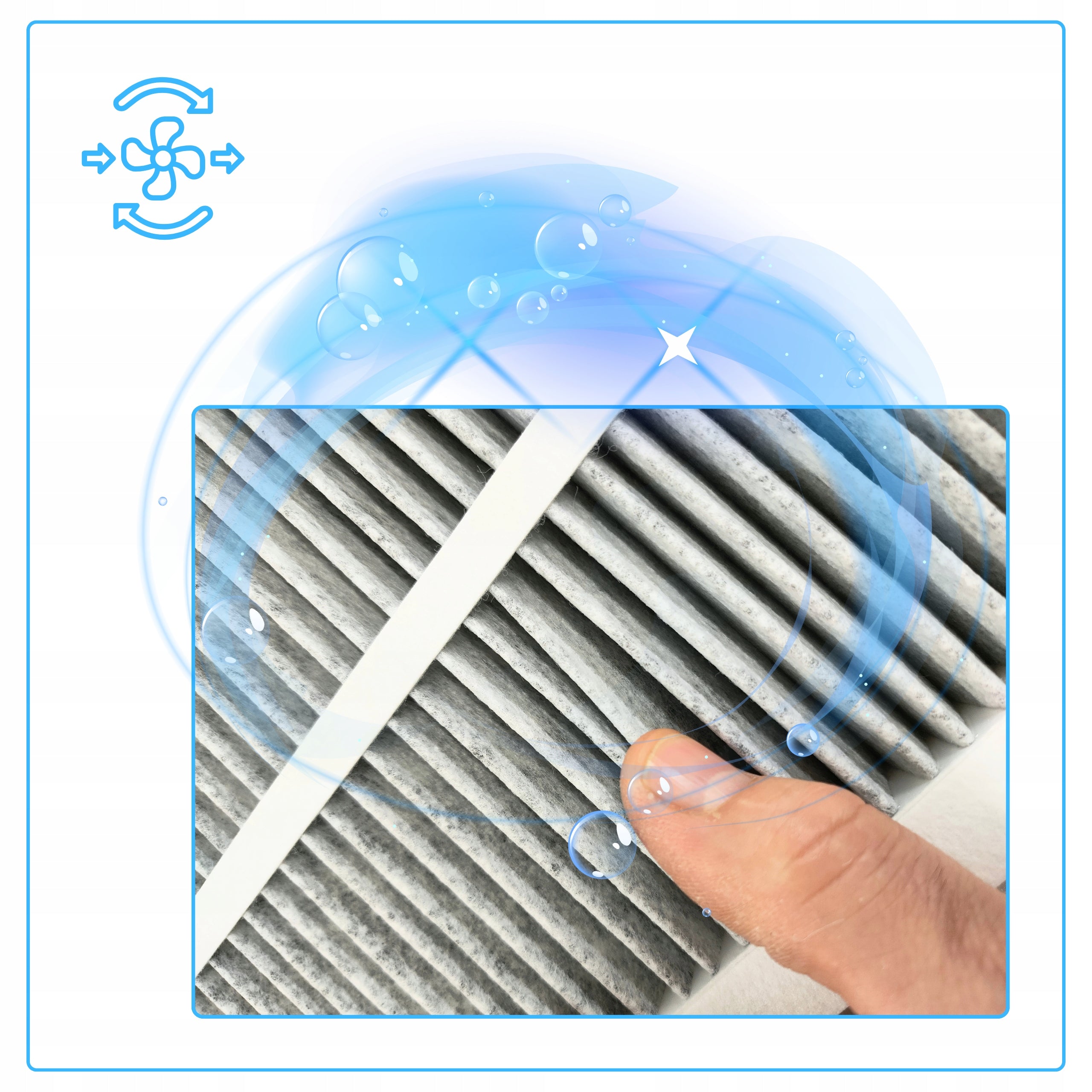 Filters Zehnder Comfoair Q 350 450 600 G4 + M5 Carbon Aeris Next Set Manufacturer code FZCAIRQG4M5W