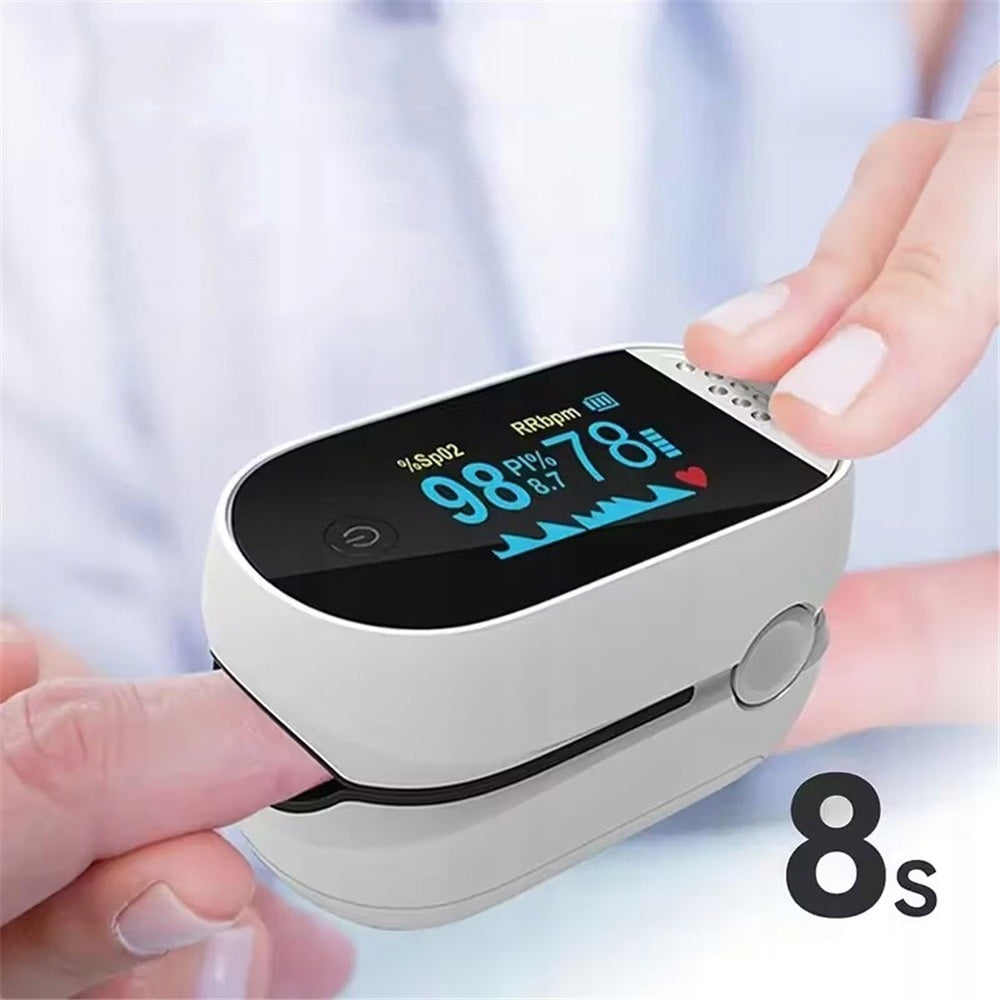 Finger Heart Rate Monitor, Finger Pulse Oximeter Pulse Measuring Device Medical device no