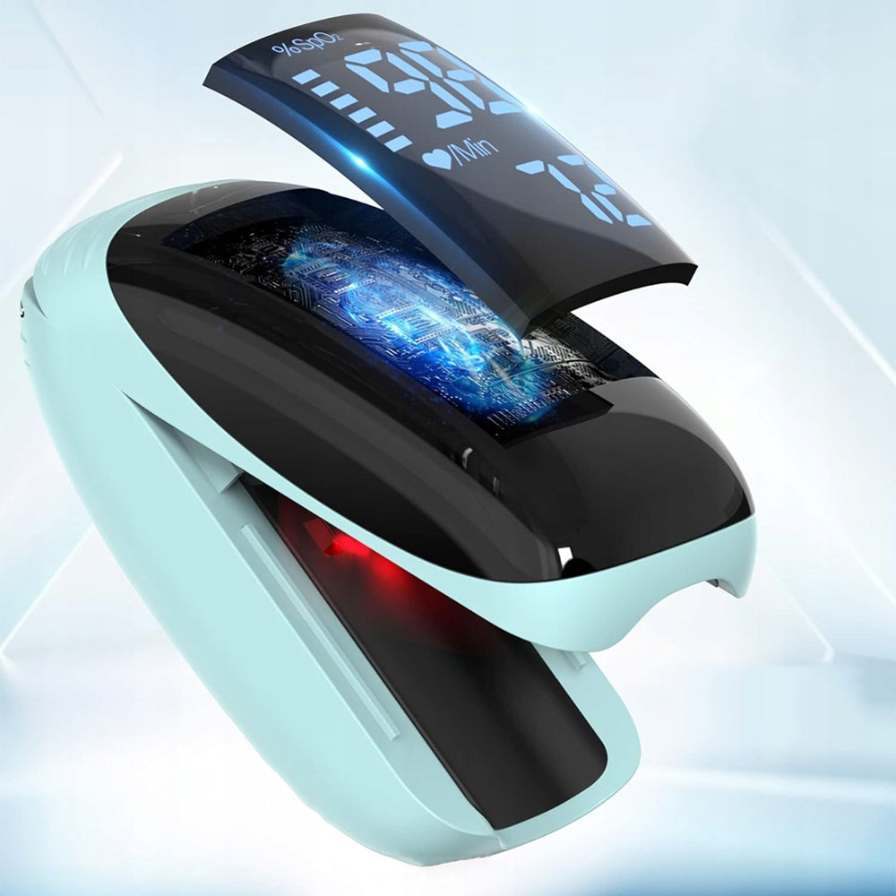 Finger Pulse Oximeter - Illuminated Led, Usb-c Charging, Precise Packaging status original