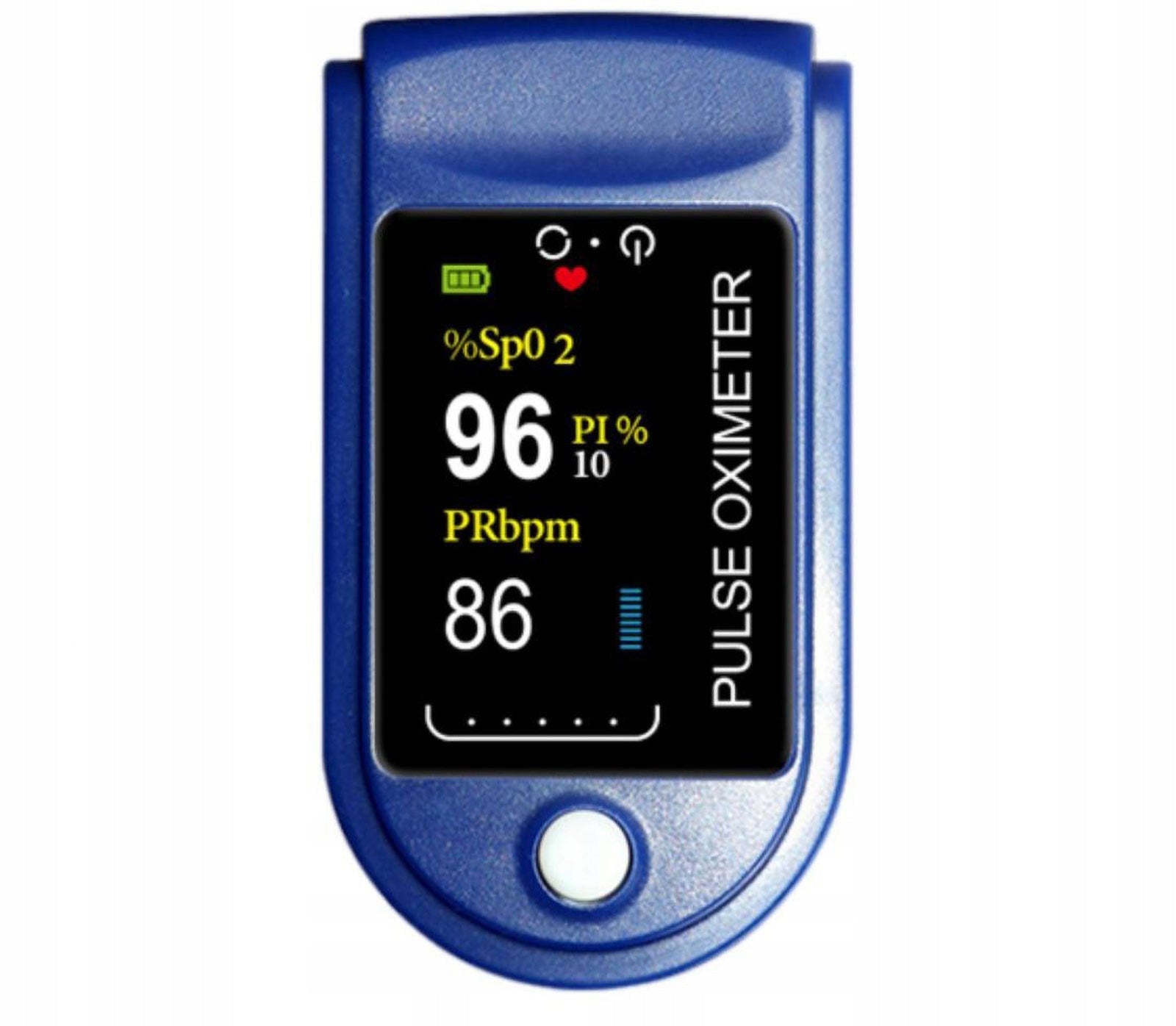 Finger pulse oximeter for measuring blood saturation levels EAN (GTIN) 5901549681963