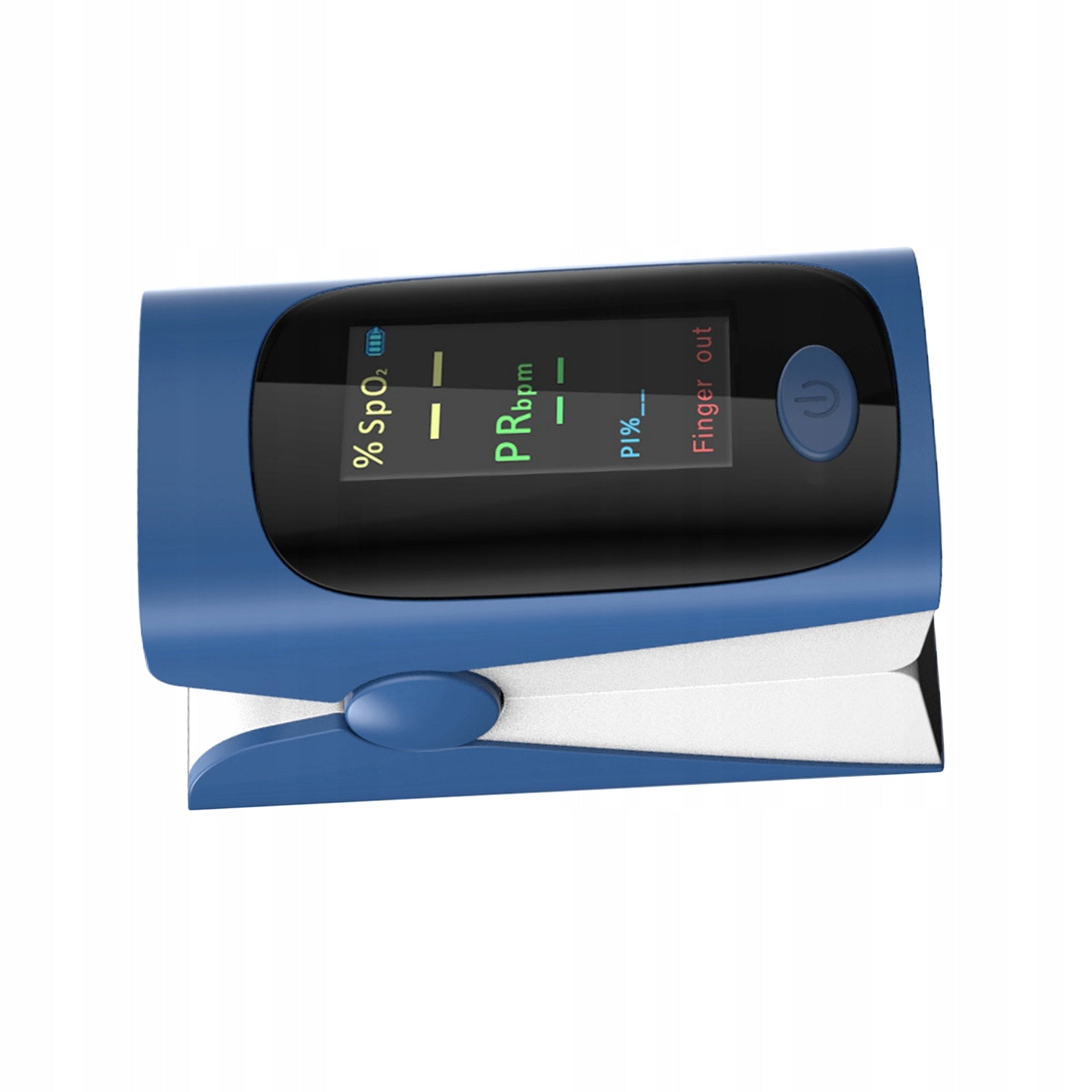 Fingertip Pulse Oximeter Oxygen Saturation Meter SPO2 heart rate Blue Medical device type accessories for a medical device or a product without an intended medical purpose
