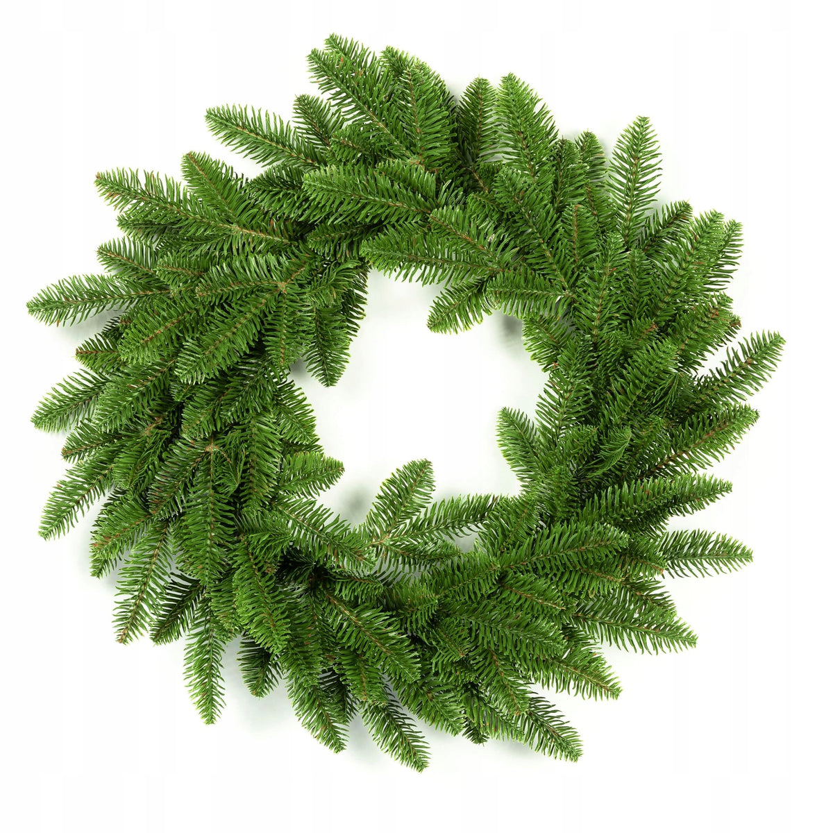 Fir Wreath Light Green 2D 100% PE 60 cm as living for fireplace door ornament Packaging status original