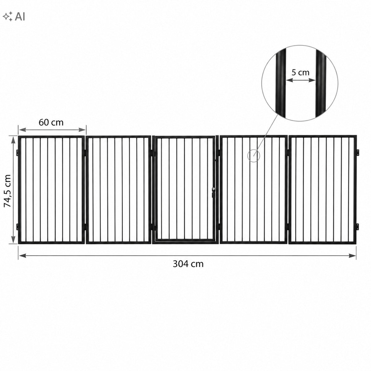 Fireplace Gate Cover Protective Barrier for Children 304cm Manufacturer code Kojec Zabezpieczenie Pieca Dzieci Pies Kot
