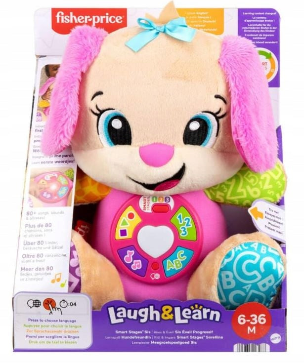 Fisher Price BIG Sister Puppy Student PLUSH ENGLISH VERSION!