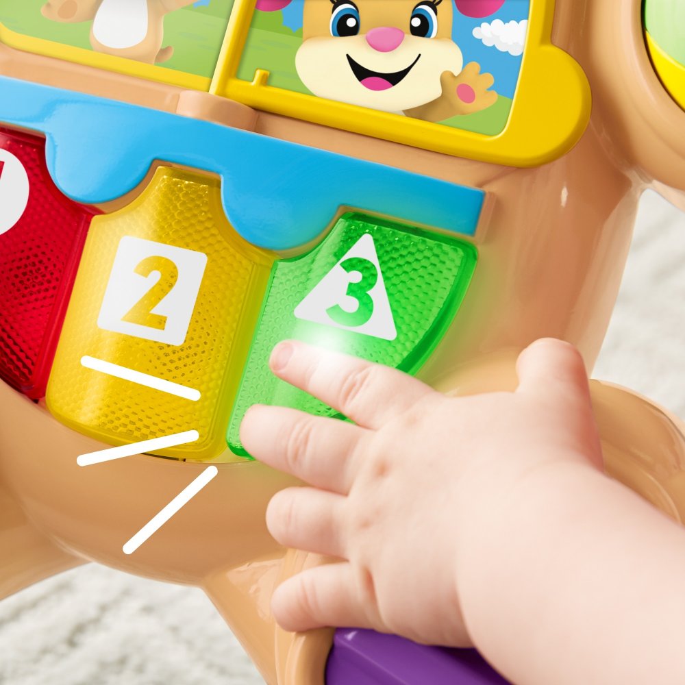 Fisher-Price Educational Walker Pusher Puppy GXR71 Brand Fisher-Price