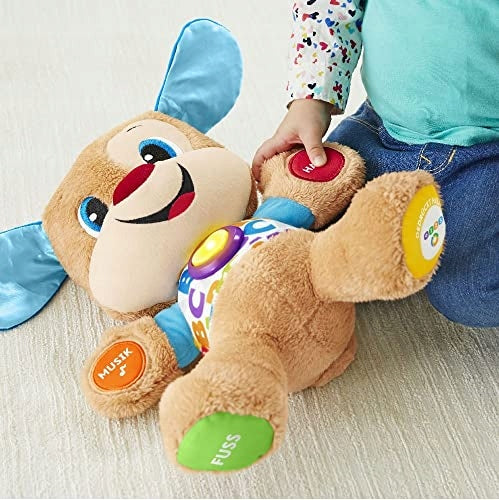 Fisher-Price FPM65 Smart Stages Puppy, interactive, German version Brand Fisher-Price