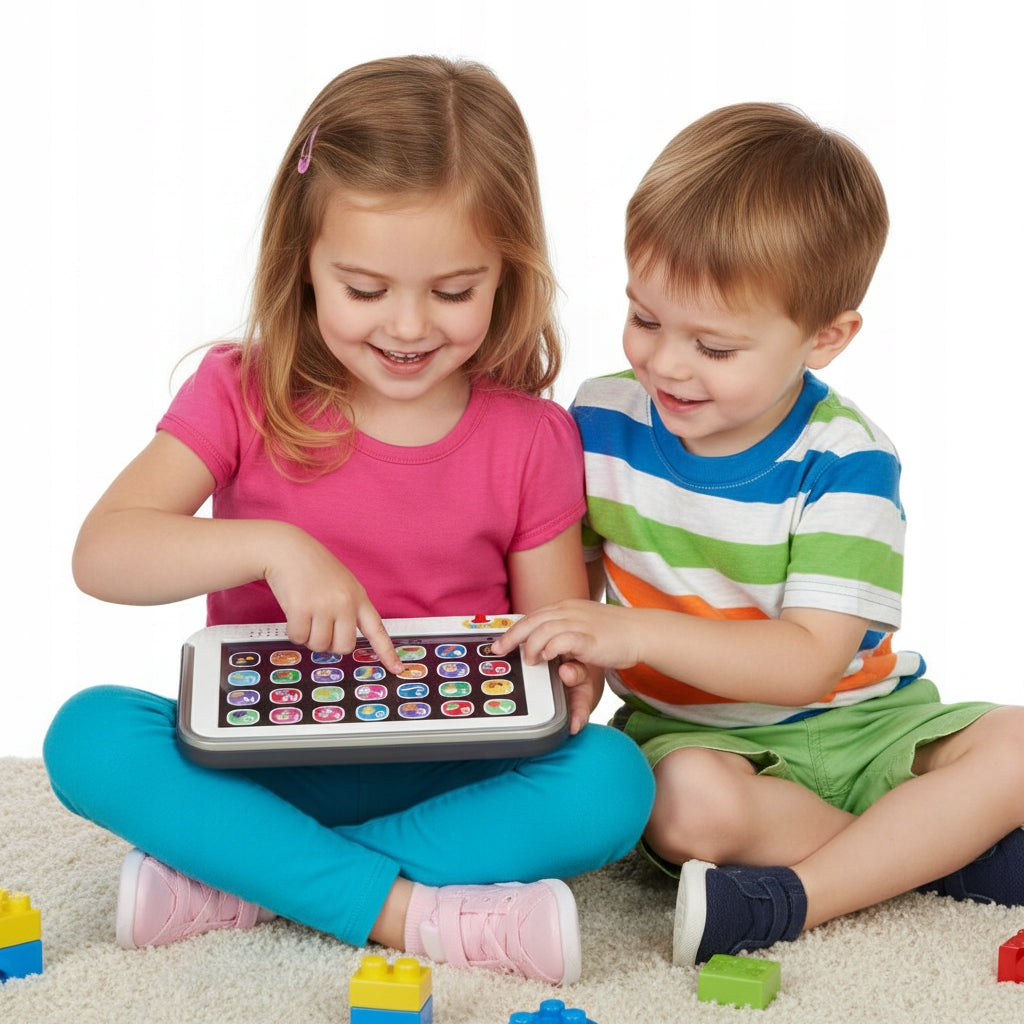Fisher Price First Baby Touch Tablet Infant Educational Manufacturer code Zabawka Fischer na prezent rozwojowa do nauki