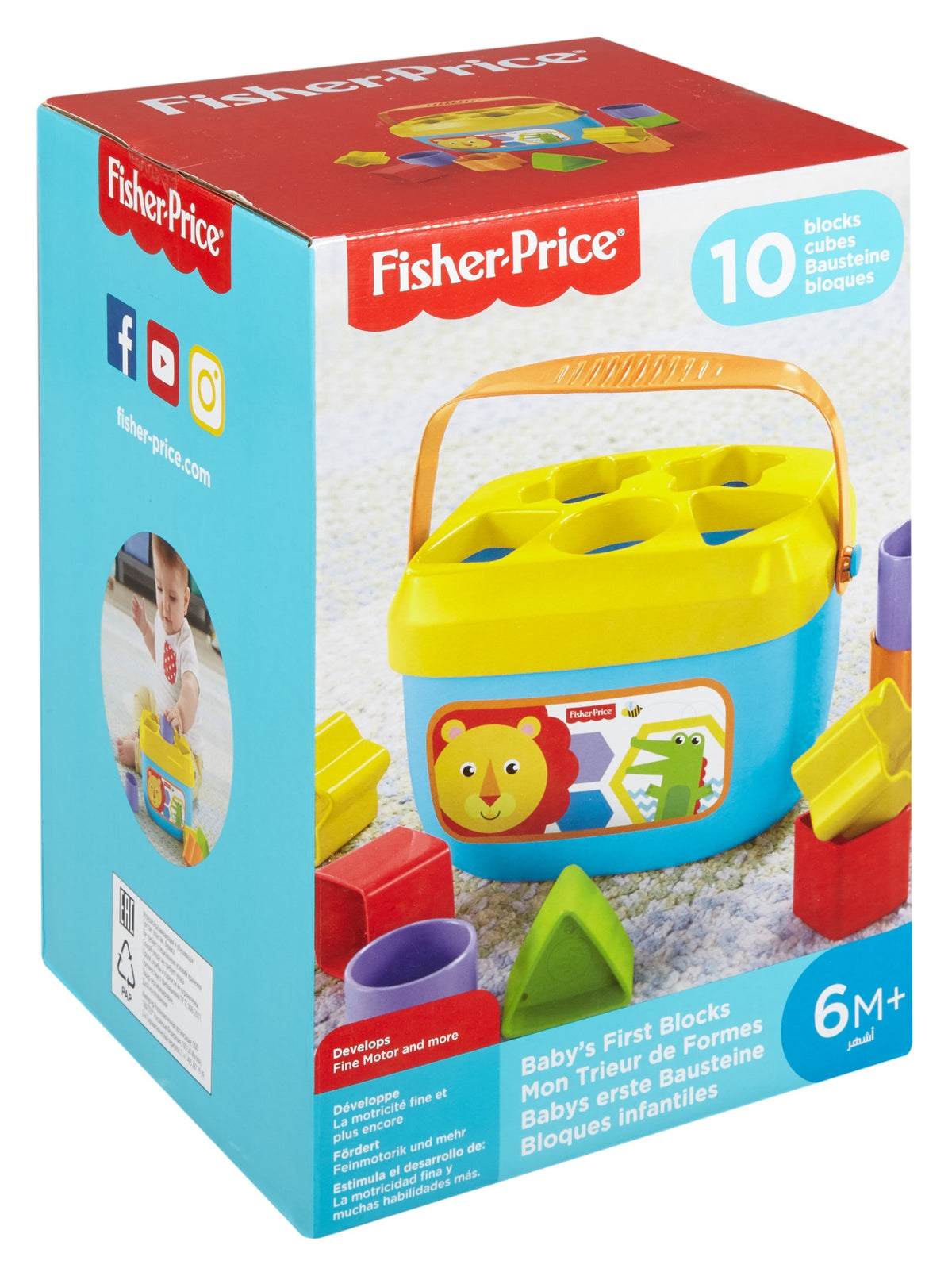 Fisher Price First Toddler Blocks Sorter with FFC84 Blocks