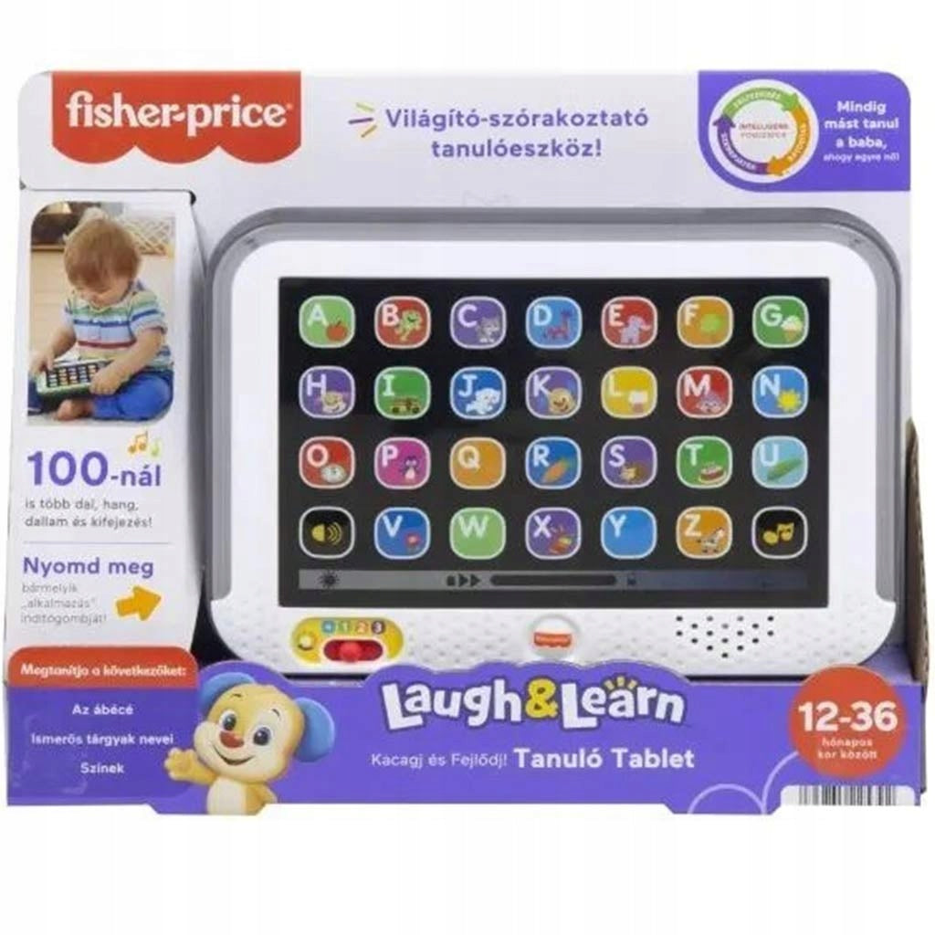 Fisher-Price: Kacagj és fejlődj tanuló tablet 2024-es kiadás (magyar nye...