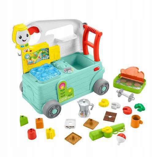 Fisher Price Karavan pro zábavu a učení 3 v 1 - chodítlo Brand Mattel