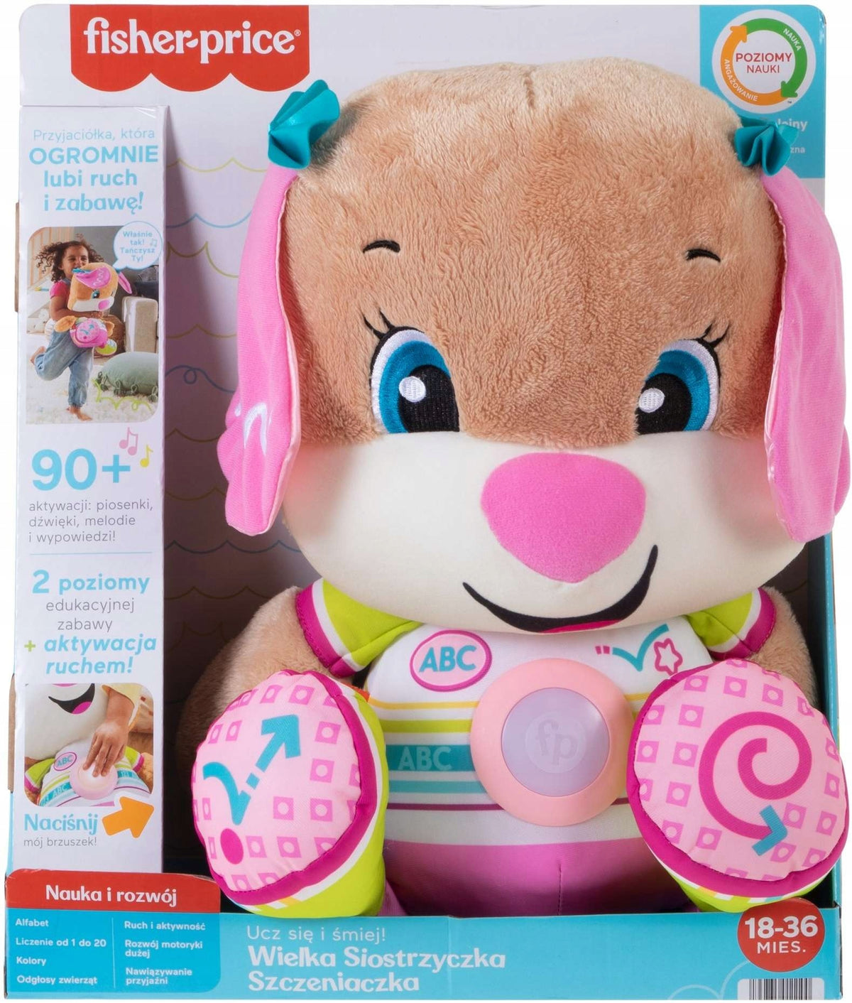 Fisher-Price Learn and Laugh Big Sister Puppy HCJ39 -- EN