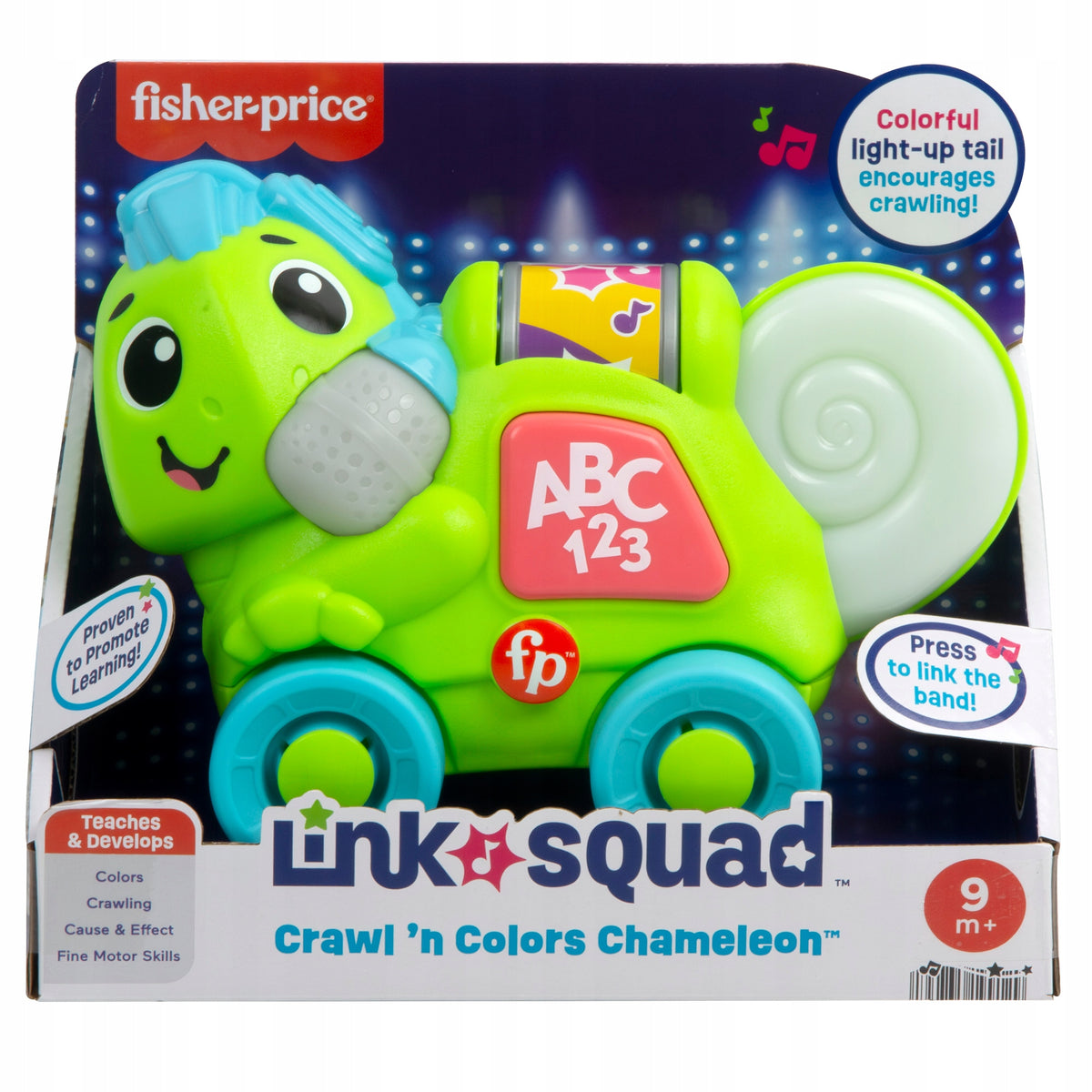 Fisher-Price Link Squad Chameleon Color Connoisseur Interactive Toy HYL34