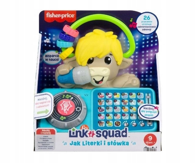 Fisher-Price Link Squad Like Letters and Words Interactive Toy 9m+ HYL35
