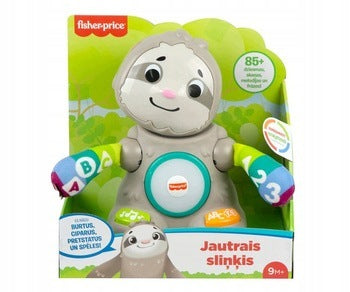 Fisher-Price Linkimals Sloth Interactive Toy LATVIAN LV gift Brand Fisher-Price