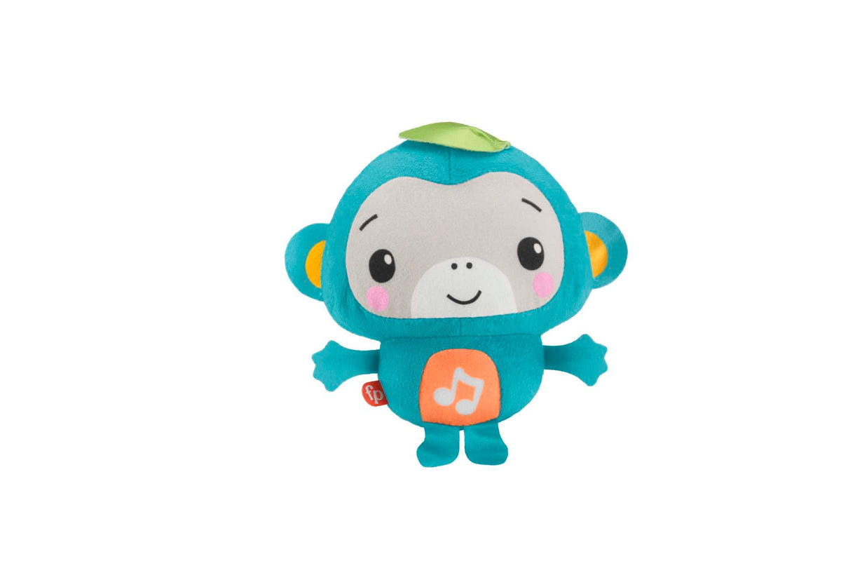 Fisher-Price Monkey Music Sound Plush Toy Color multicolor