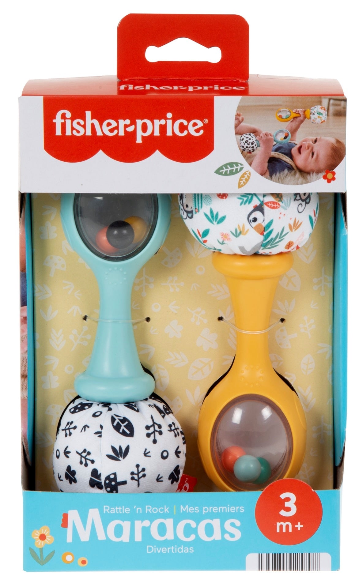Fisher Price Multicolor Sound Rattle HMF34