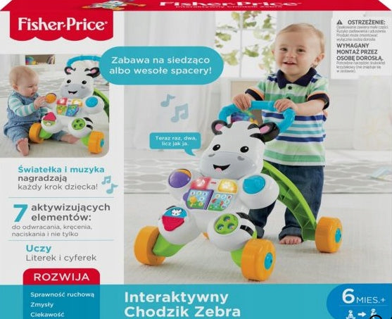 Fisher Price Pusher Modern Walker with Buttons