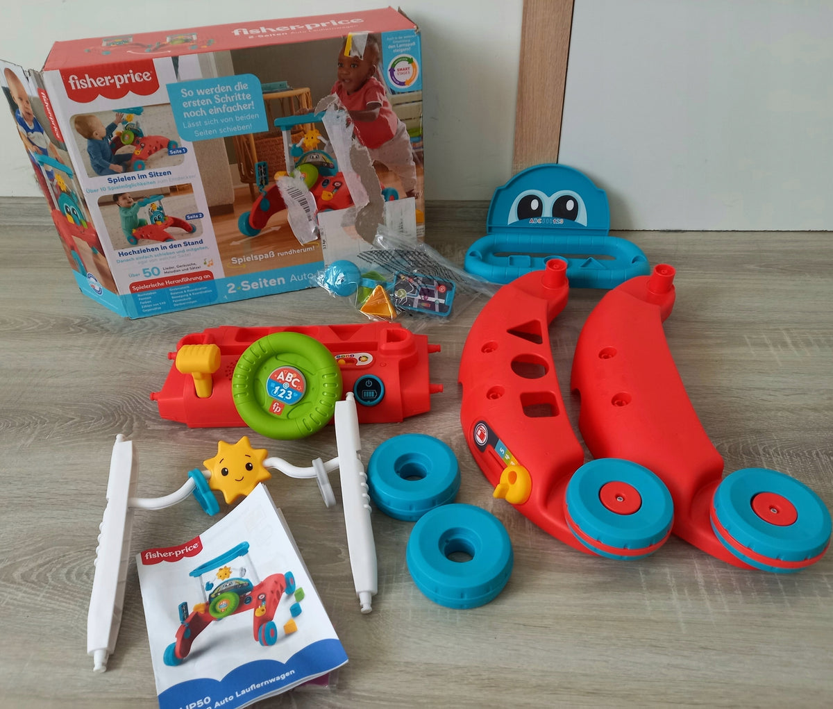 Fisher-Price, Pusher, play center, German Manufacturer code HJP50