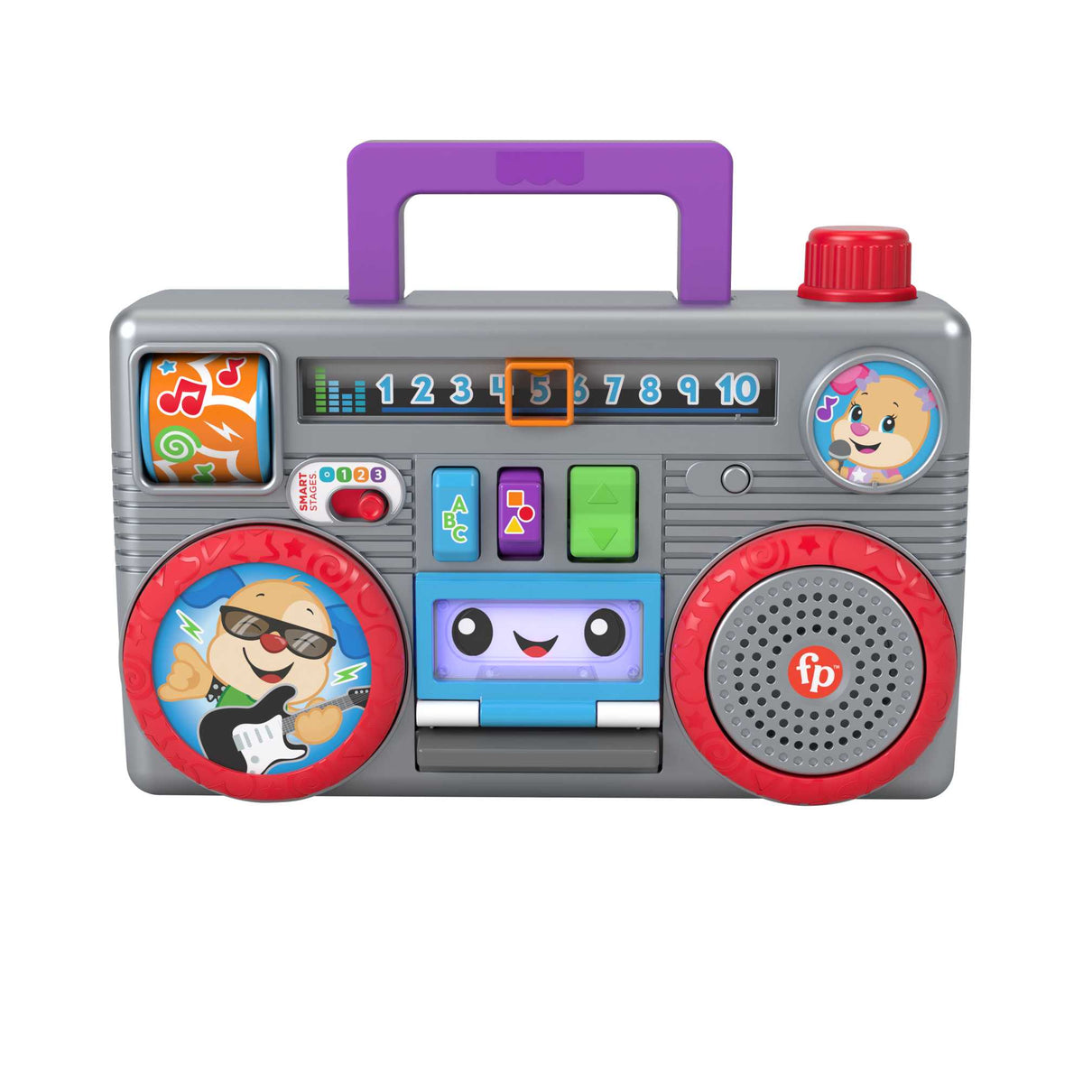 Fisher Price Radio Magnetophone Puppy Learn and Laugh GYC17