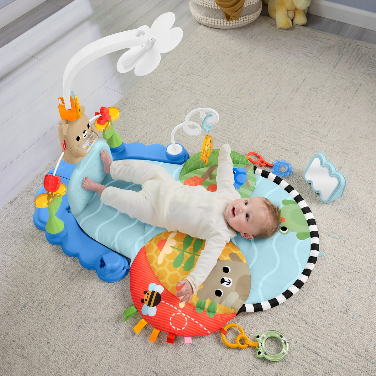 Fisher-Price Sensory Educational Mat 3in1 HYR60 Brand Fisher-Price