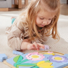 Fisher Price Wood Puzzle Flowers MATTEL HXT97 Kid's age 3+ years
