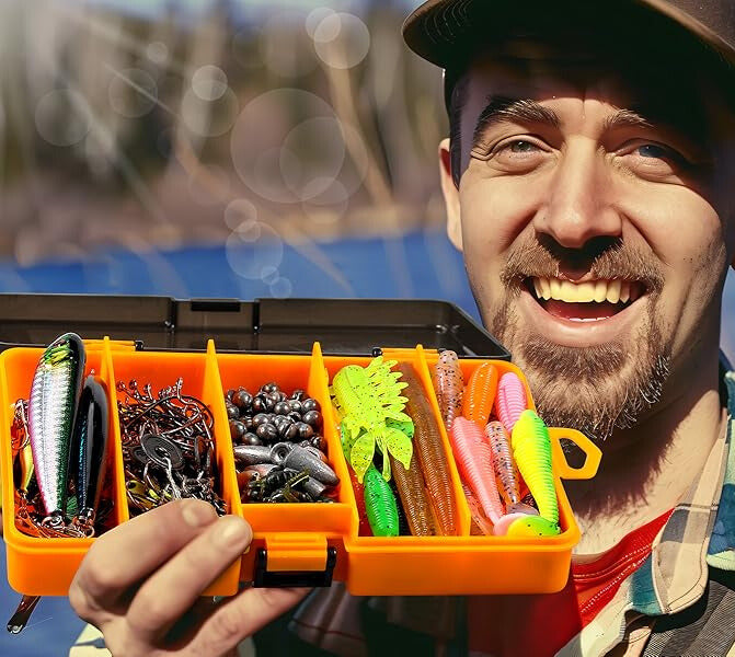 Fishing Box Fishing Lure Set Akcesoria Hook Float Spinning Packaging status original