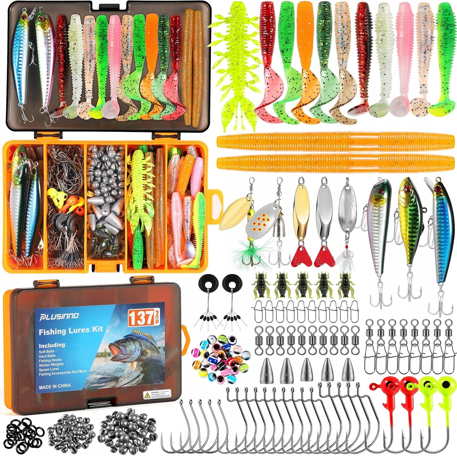 Fishing Box Fishing Lure Set Akcesoria Hook Float Spinning