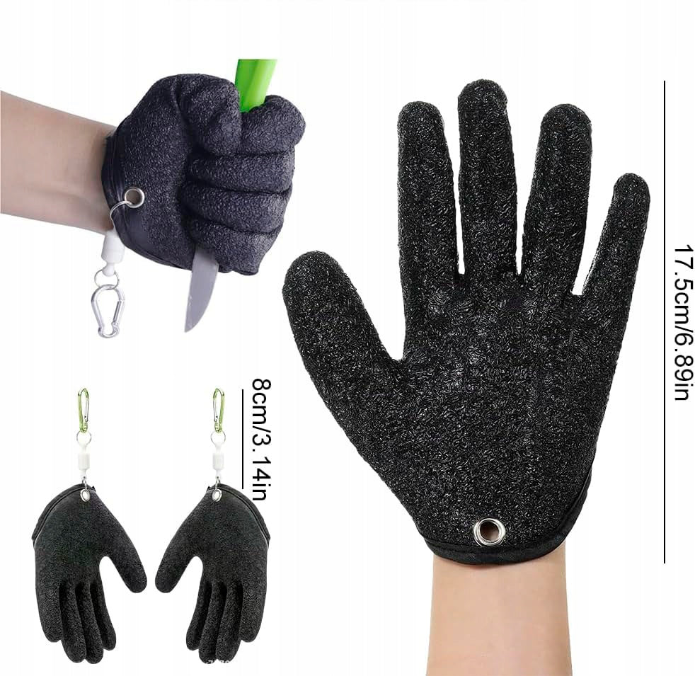 Fishing Gloves for Predatory Fish Anti-cut with Magnet Set Manufacturer code B0F99LD1QG