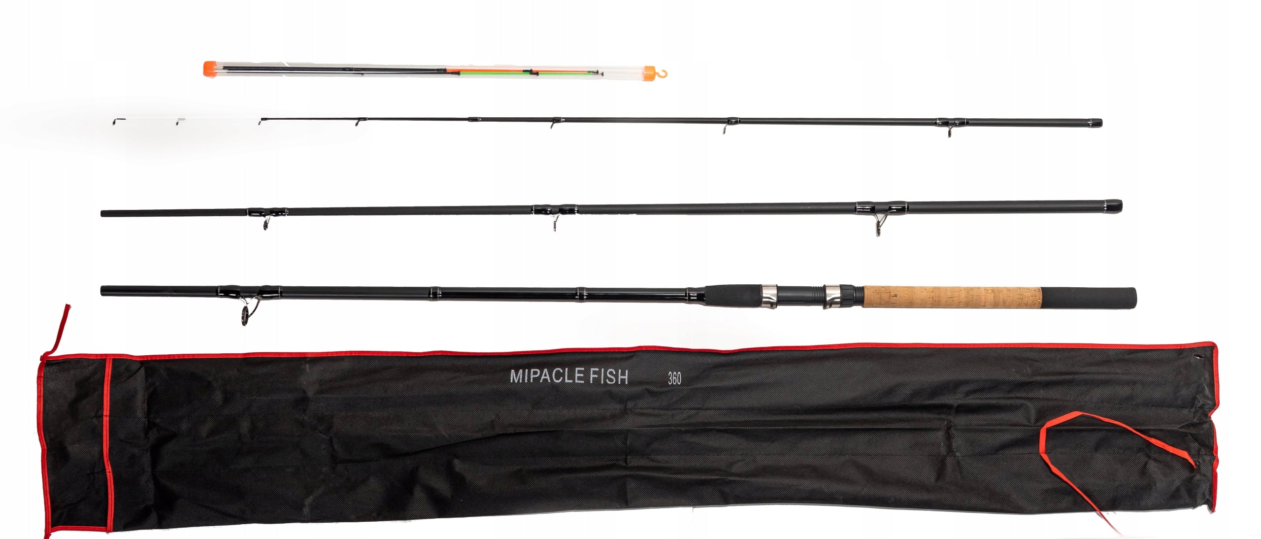 Fishing Rod Aqua Feeder 60g - 120 g 330 cm CARBON Bream Carp Lin Lake River Brand Miracle Fish
