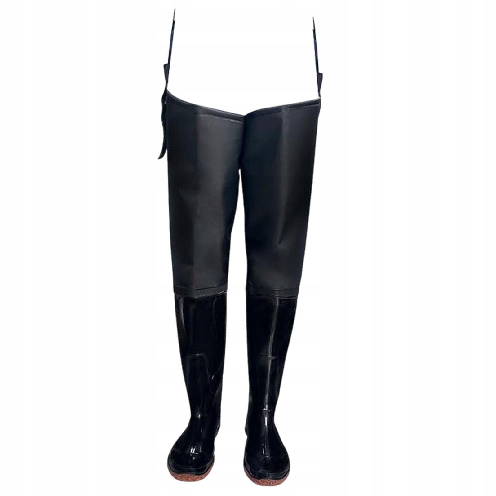 Fishing Waders with PVC Trousers And Boots, Waterproof Material, 38