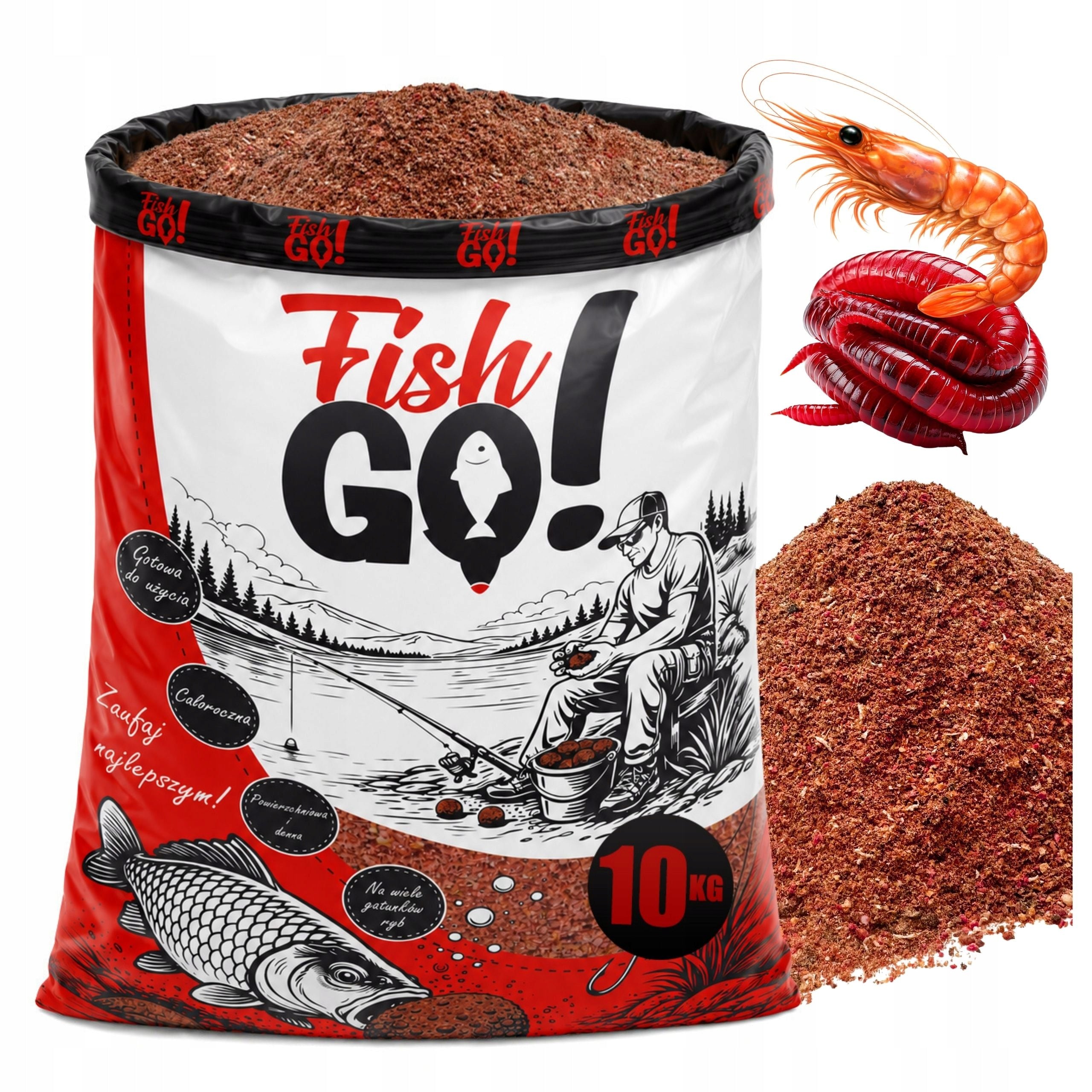 Fishing bait 10KG OCHOTKA KRYL method feeder for fish CARP universal